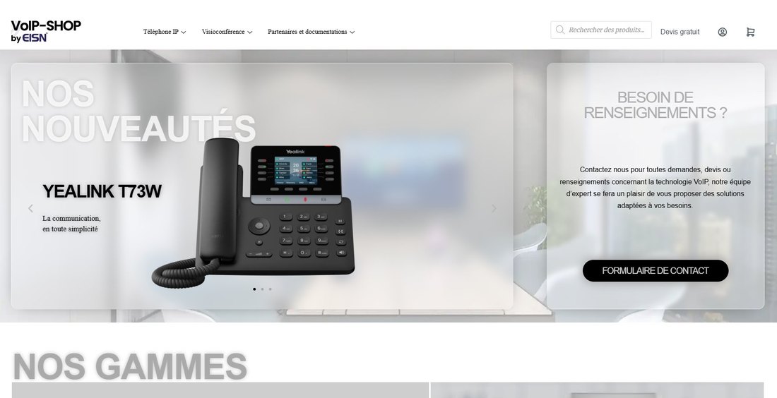 VoIP-SHOP téléphonie pro
